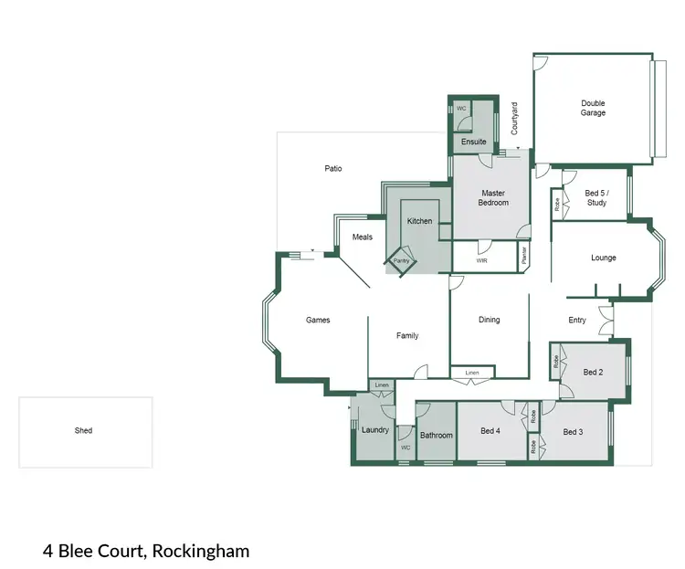 Floorplan of Homely house listing, 4 Blee Court, Rockingham WA 6168