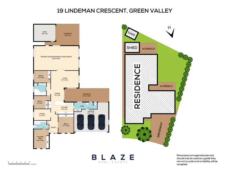 Floorplan of Homely house listing, 19 Lindeman Crescent, Green Valley NSW 2168