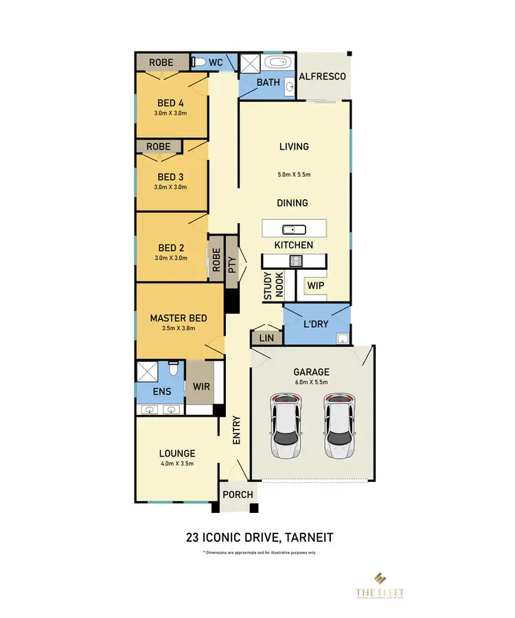 Floorplan of Homely house listing, 23 Iconic Drive, Tarneit VIC 3029