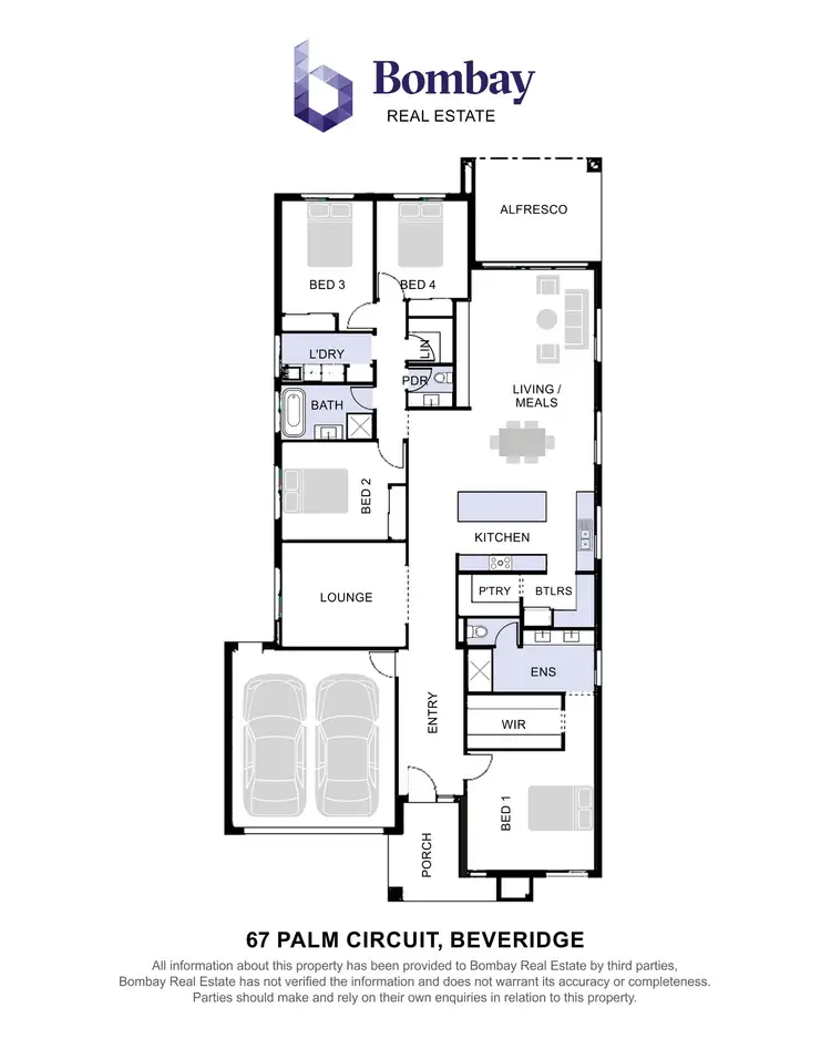 Floorplan of Homely house listing, 67 Palm Circuit, Beveridge VIC 3753