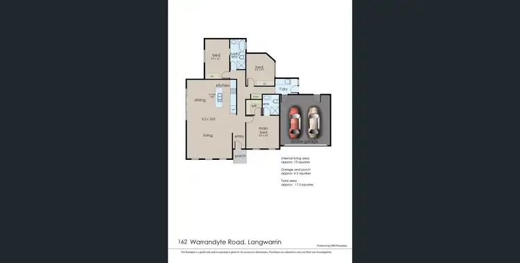 Floorplan of Homely house listing, 162 Warrandyte Road, Langwarrin VIC 3910