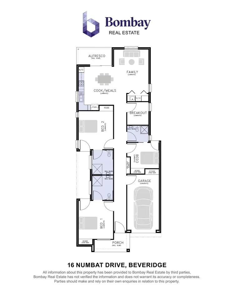 Floorplan of Homely house listing, 16 Numbat Drive, Beveridge VIC 3753