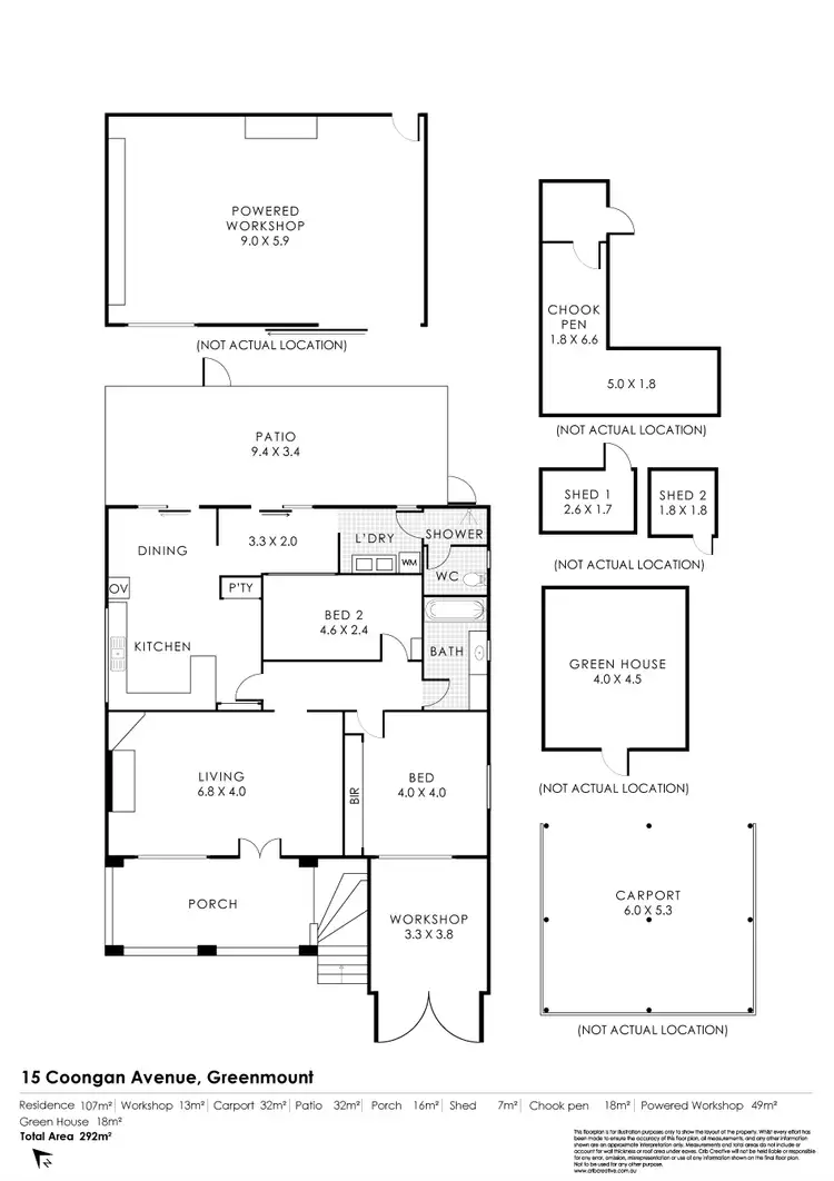 Floorplan of Homely house listing, 15 Coongan Ave, Greenmount WA 6056