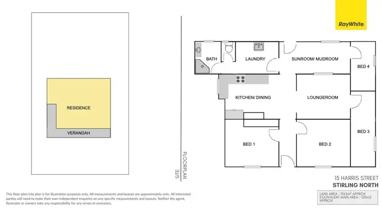 Floorplan of Homely house listing, 15 Harris Street, Stirling North SA 5710