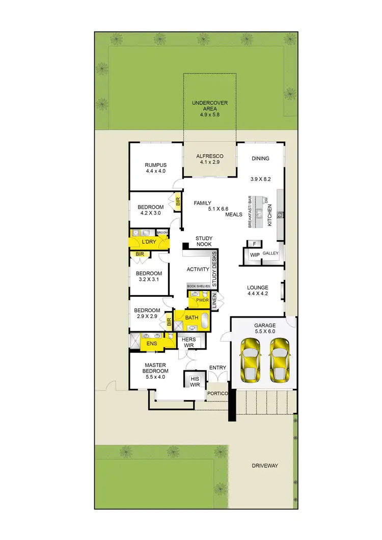 Floorplan of Homely house listing, 32 Tannin Way, Waurn Ponds VIC 3216