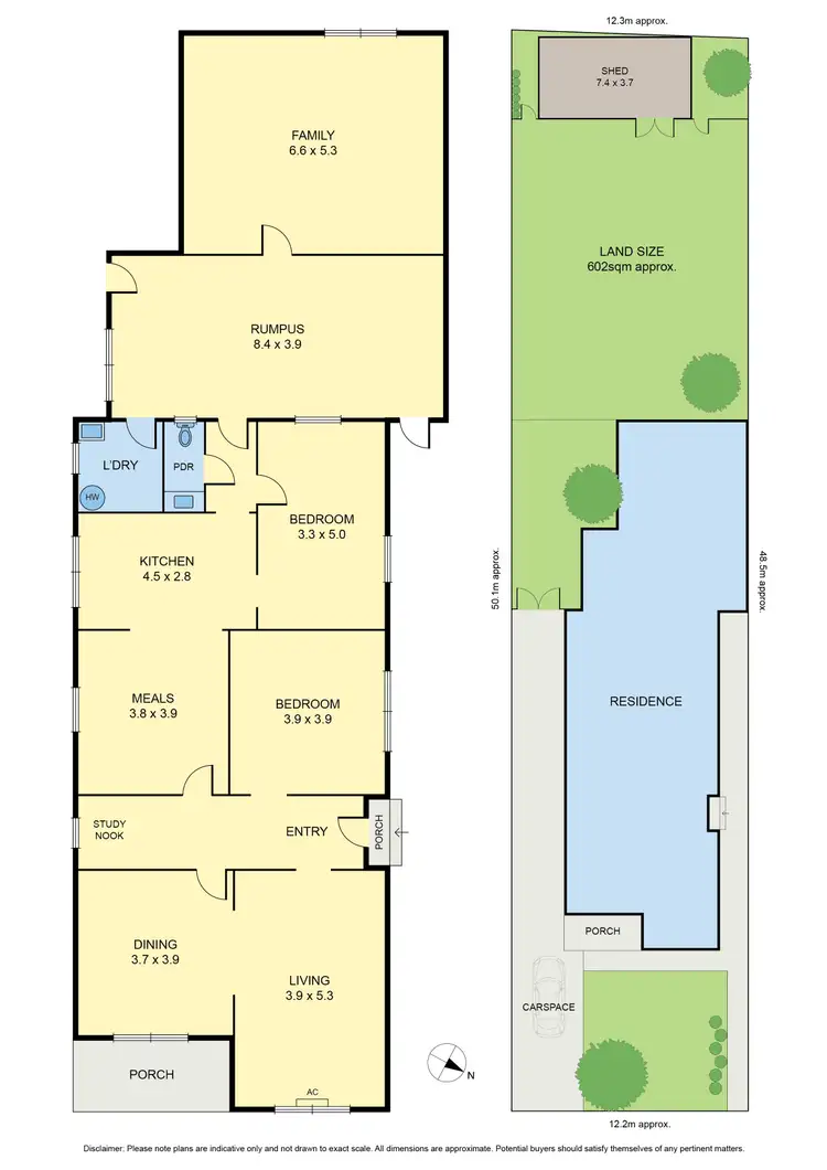 Floorplan of Homely house listing, 43 Ross Street, Coburg VIC 3058
