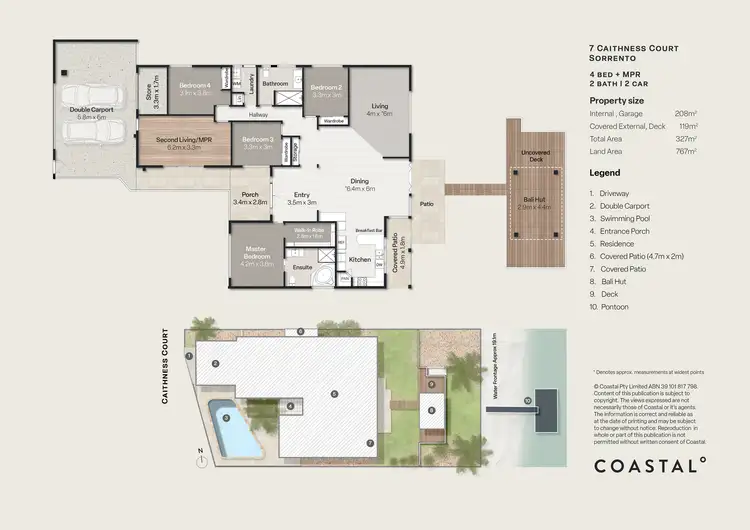 Floorplan of Homely house listing, 7 Caithness Court, Sorrento QLD 4217