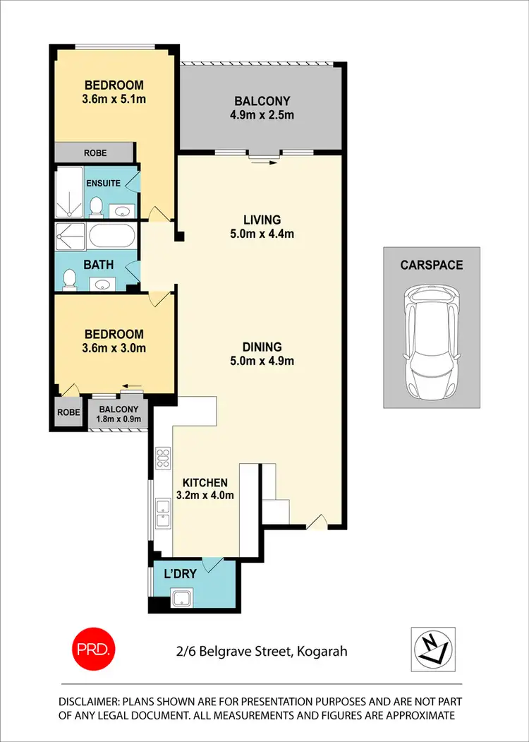 Floorplan of Homely unit listing, 2/6 Belgrave Street, Kogarah NSW 2217