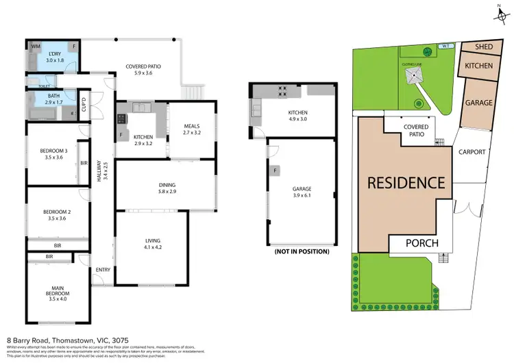 Floorplan of Homely house listing, 8 Barry Road, Thomastown VIC 3074