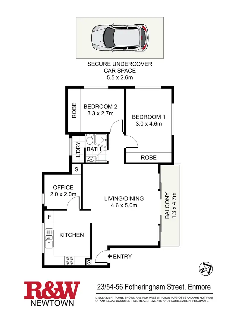 Floorplan of Homely apartment listing, 23/54-56 FOTHERINGHAM STREET, Enmore NSW 2042