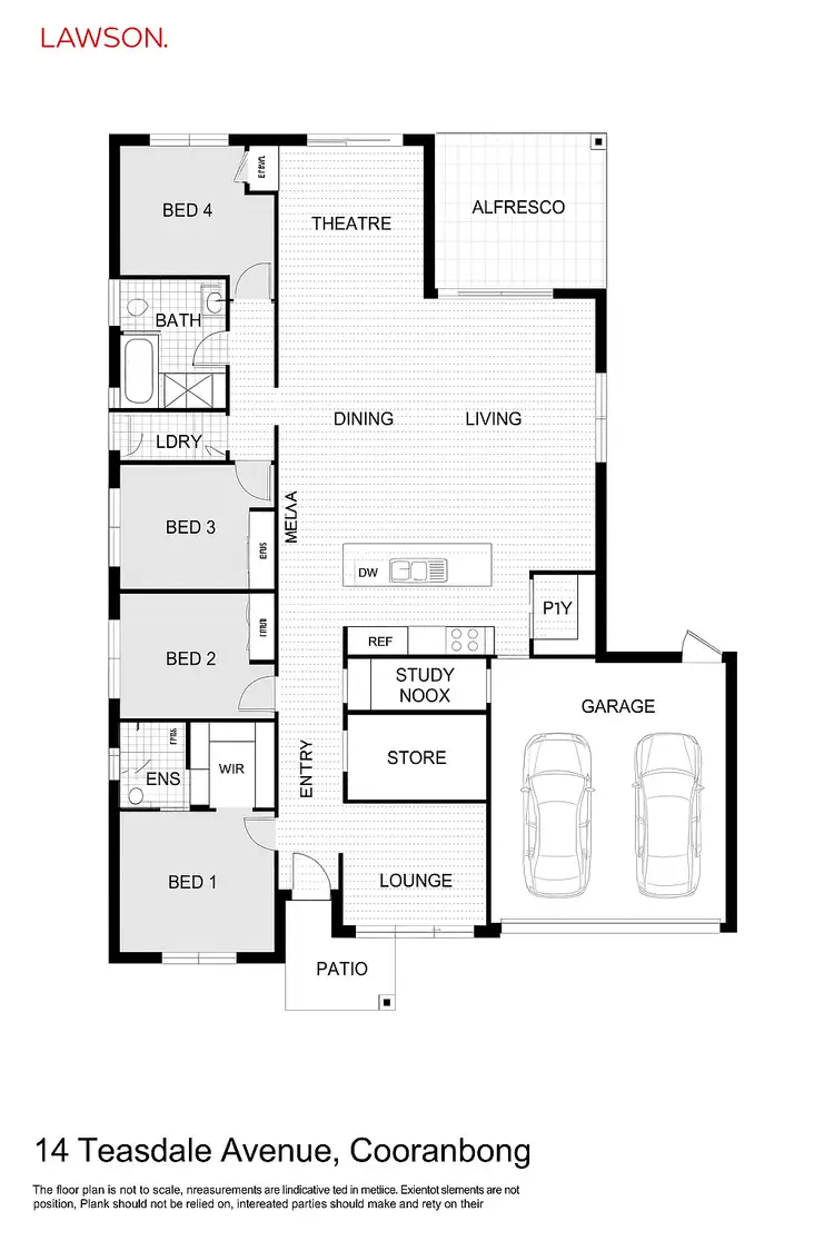 Floorplan of Homely house listing, 14 Teasdale Avenue, Cooranbong NSW 2265