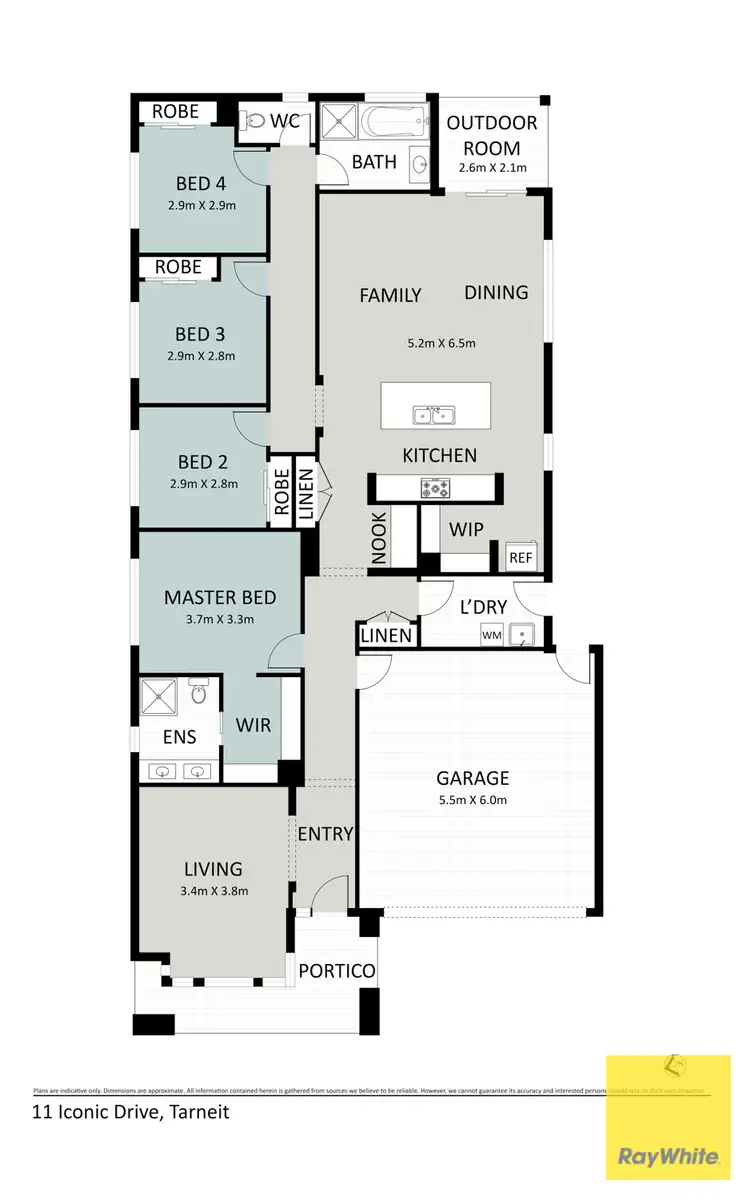 Floorplan of Homely house listing, 11 Iconic Drive, Tarneit VIC 3029
