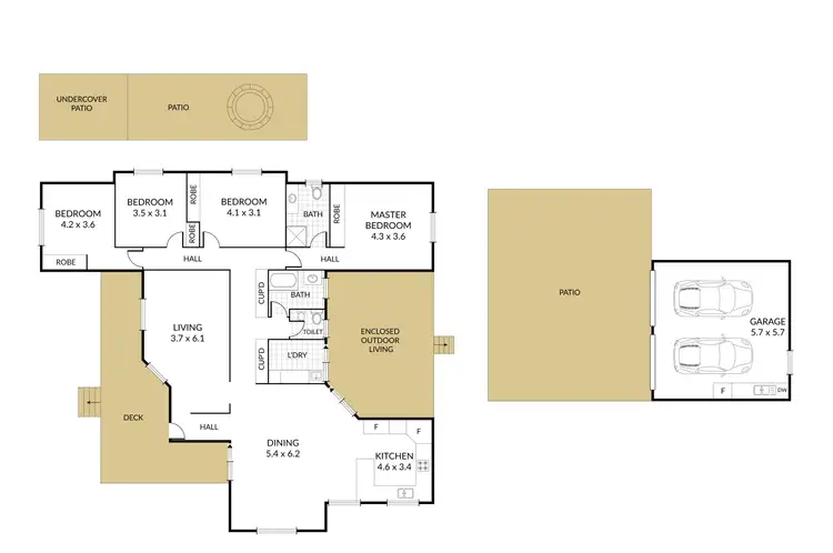 Floorplan of Homely house listing, 10-12 Cary Road, Glenvale QLD 4350