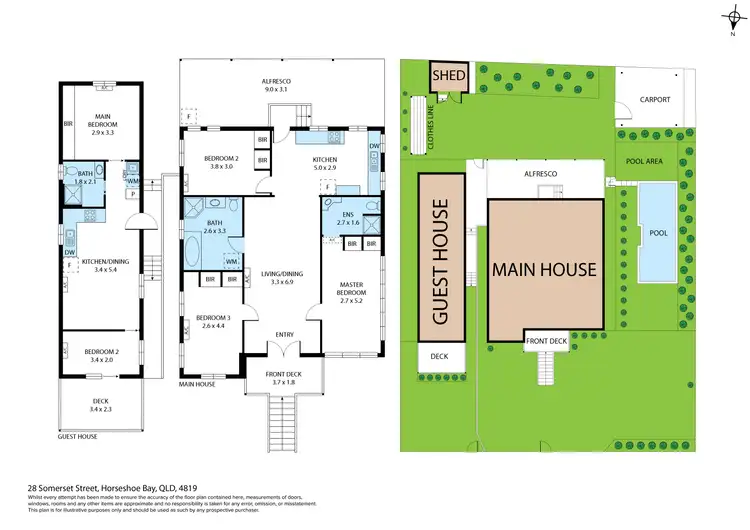 Floorplan of Homely house listing, 28 Somerset Street, Horseshoe Bay QLD 4819