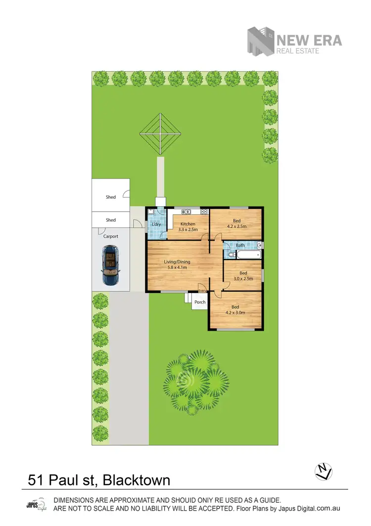 Floorplan of Homely house listing, 51 Paul Street, Blacktown NSW 2148