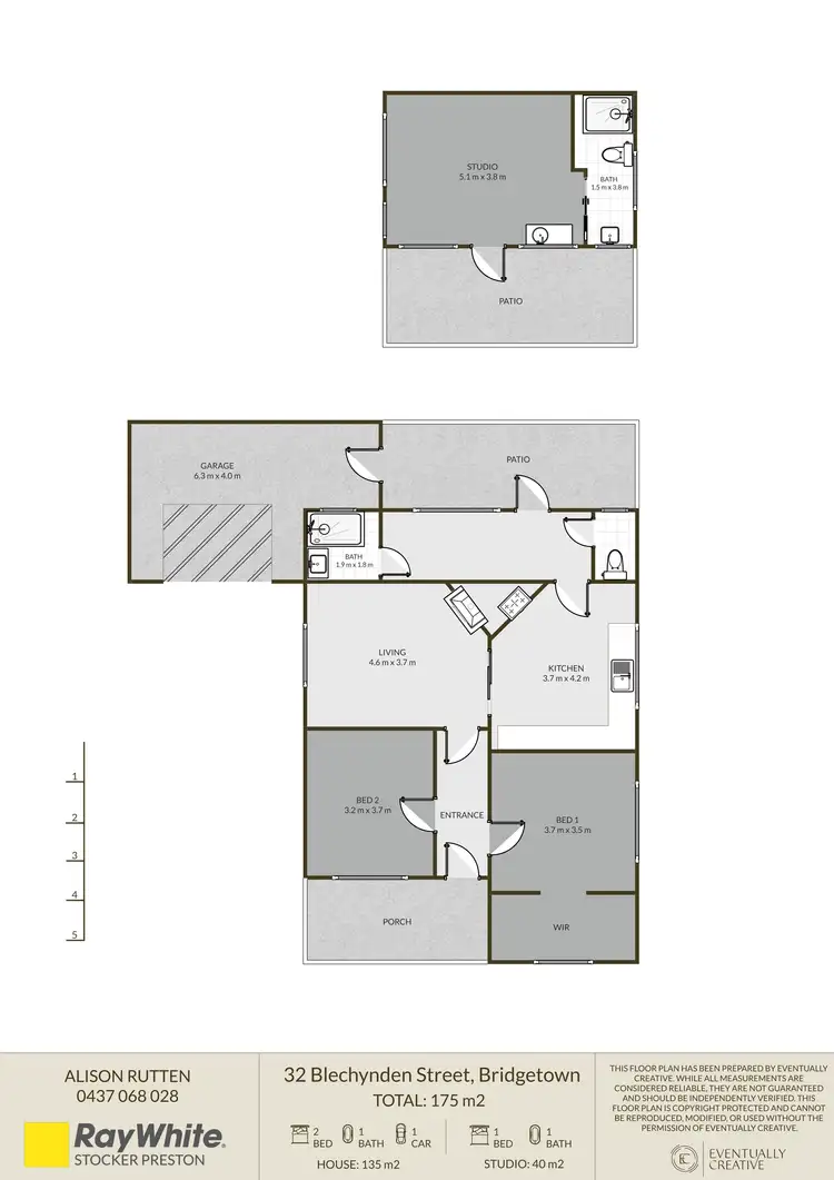 Floorplan of Homely house listing, 32 Blechynden Street, Bridgetown WA 6255