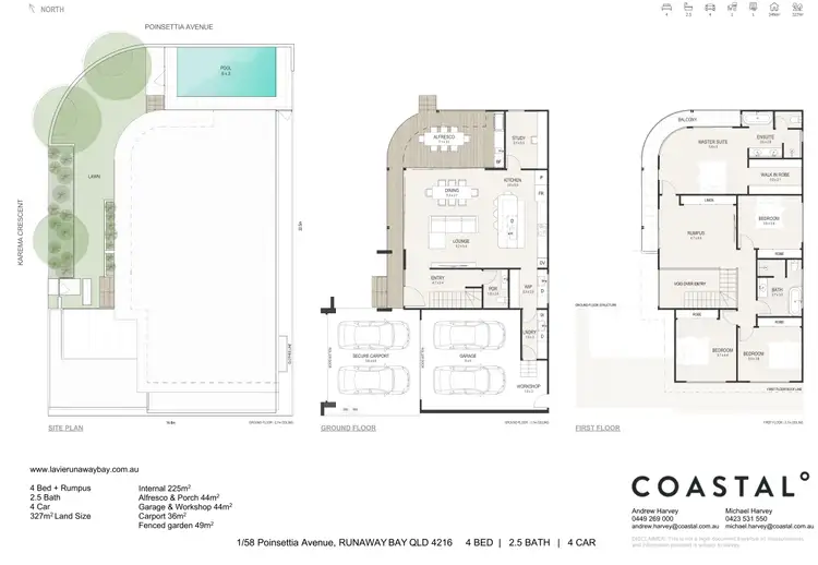 Floorplan of Homely house listing, 58 Poinsettia Avenue, Runaway Bay QLD 4216