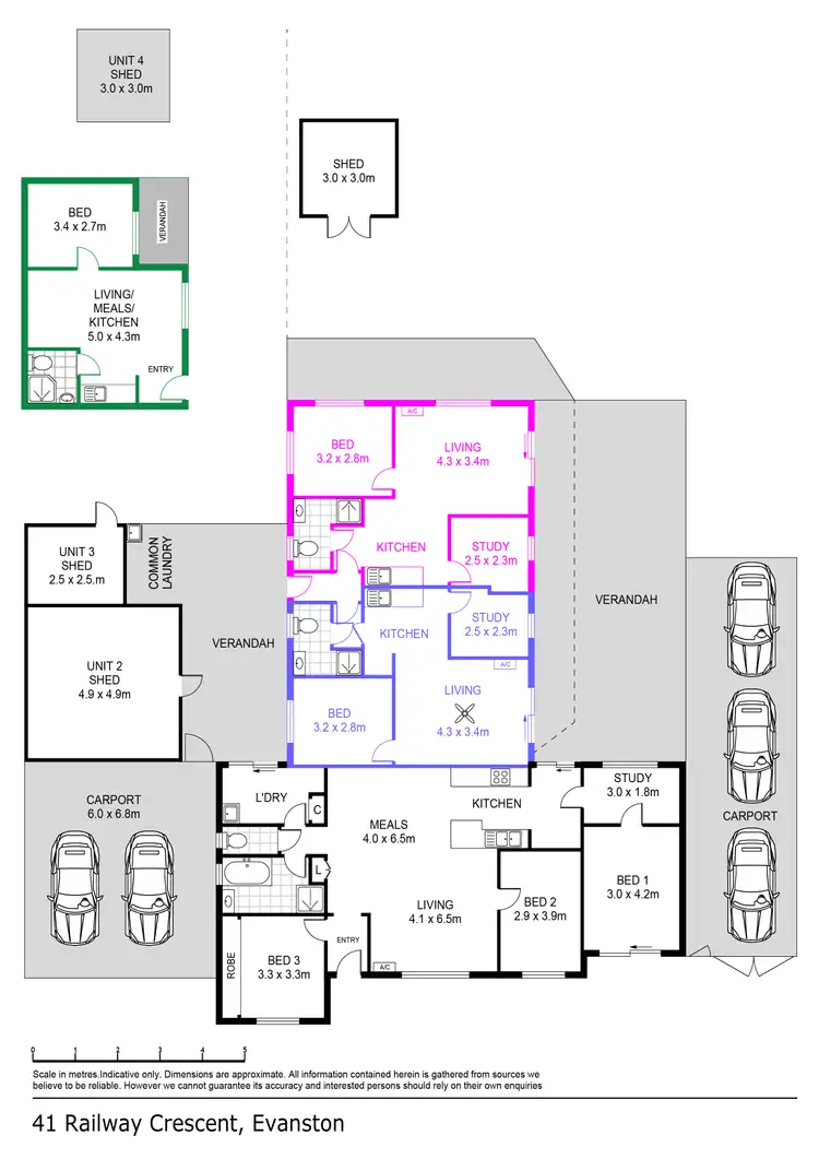 Floorplan of Homely house listing, 41 Railway Crescent, Evanston SA 5116