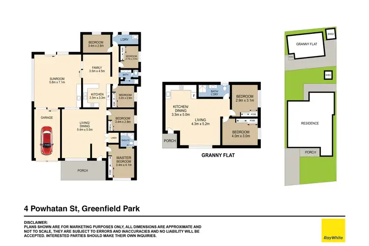 Floorplan of Homely house listing, 4 & 4A Powhatan Street, Greenfield Park NSW 2176