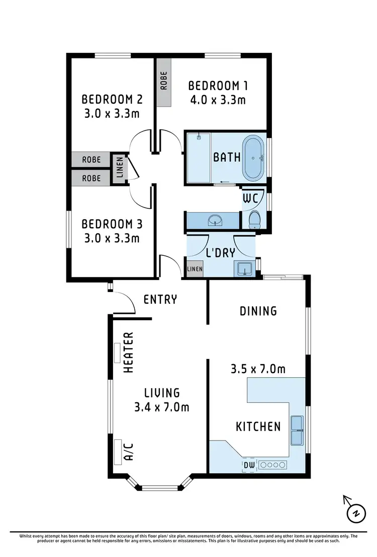 Floorplan of Homely house listing, 1 Lydford Court, Werribee VIC 3030