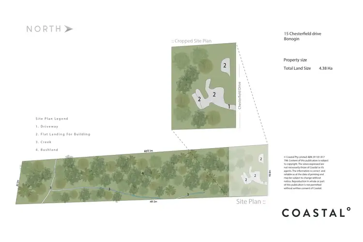 Floorplan of Homely land listing, 15 Chesterfield Drive, Bonogin QLD 4213