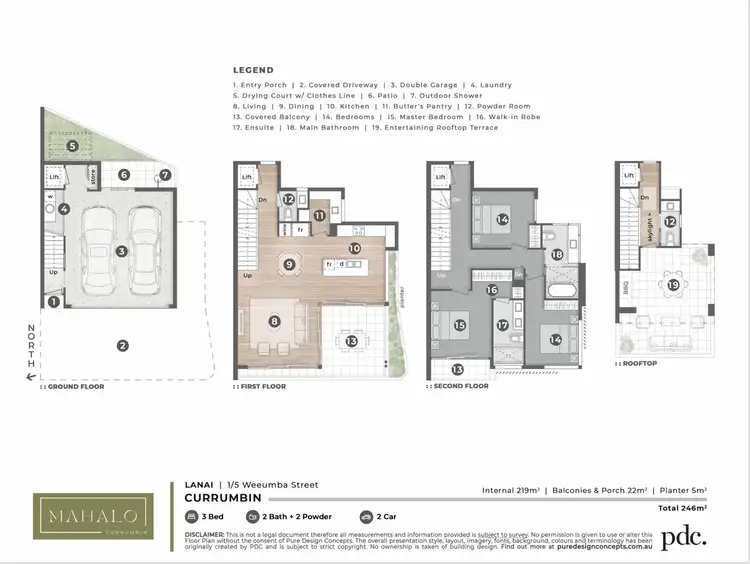 Floorplan of Homely apartment listing, 5 Weeumba Street, Currumbin QLD 4223