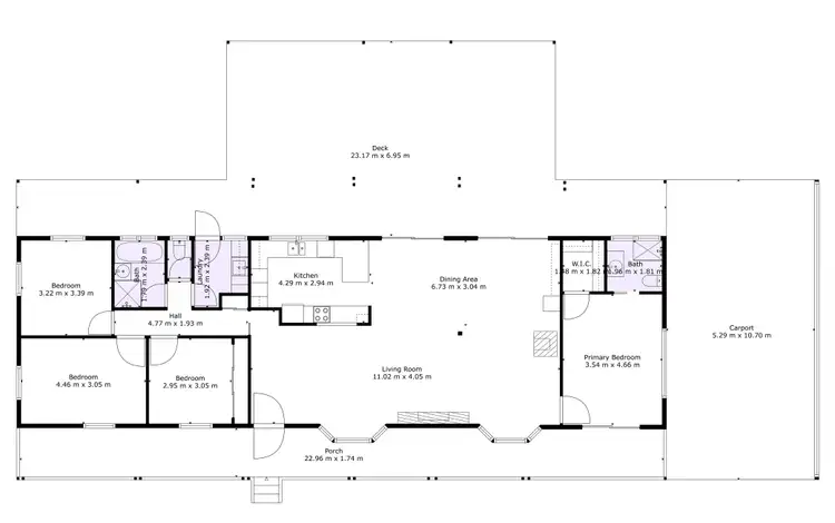 Floorplan of Homely house listing, 23 Backwater Court, Kirwans Bridge VIC 3608