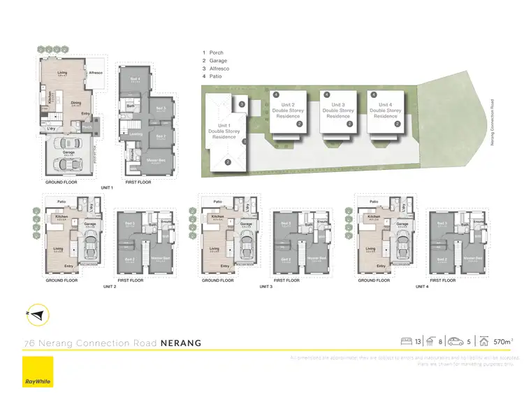 Floorplan of Homely townhouse listing, 2/76 Nerang Connection Road, Nerang QLD 4211