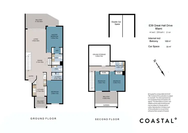 Floorplan of Homely unit listing, E39/1 GREAT HALL DRIVE, Miami QLD 4220