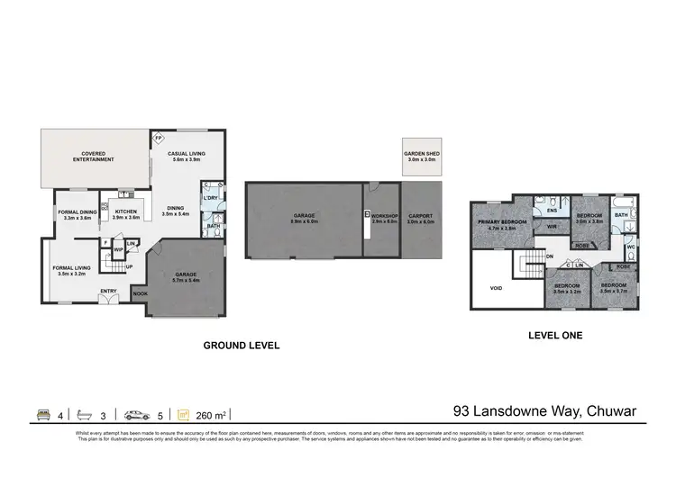 Floorplan of Homely house listing, 93 Lansdowne Way, Chuwar QLD 4306