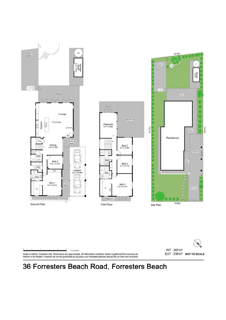 Floorplan of Homely house listing, 36 Forresters Beach Road, Forresters Beach NSW 2260