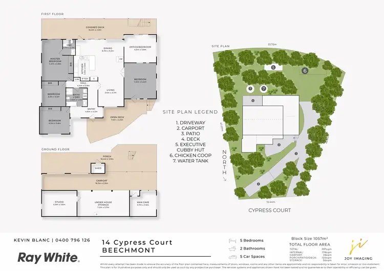 Floorplan of Homely house listing, 14 Cypress Court, Beechmont QLD 4211