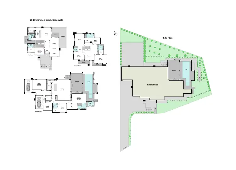 Floorplan of Homely house listing, 25 Bridlington Drive, Greenvale VIC 3059