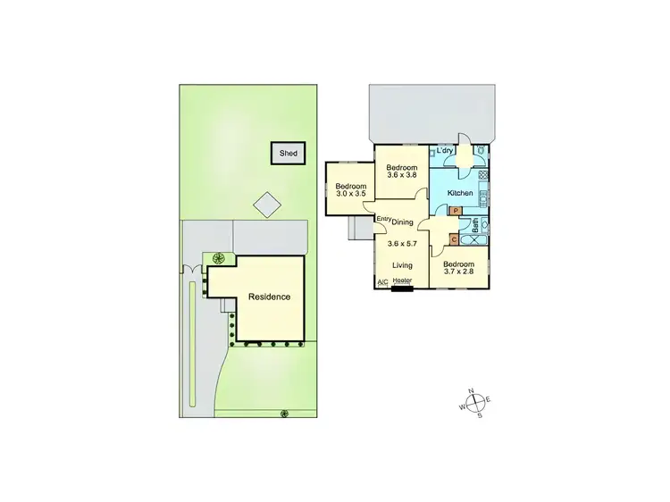 Floorplan of Homely house listing, 98 Gower Street, Preston VIC 3072