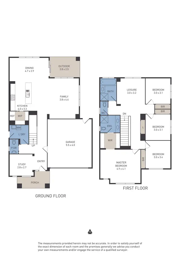 Floorplan of Homely house listing, Lot 839 Strong View, Fraser Rise VIC 3336