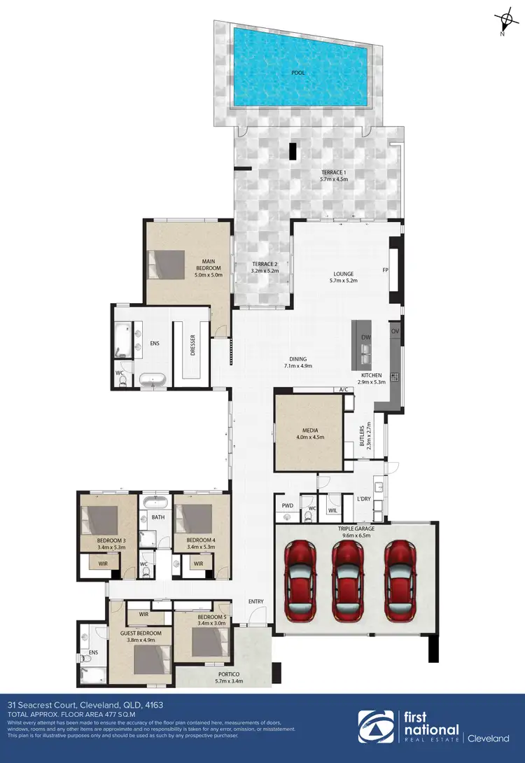 Floorplan of Homely house listing, 31 Seacrest Court, Raby Bay QLD 4163