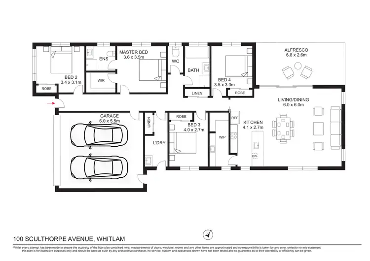 Floorplan of Homely house listing, 100 Sculthorpe Avenue, Whitlam ACT 2611