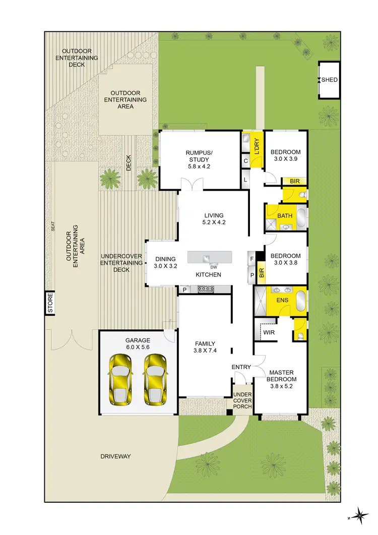 Floorplan of Homely house listing, 9 Priory Court, Marshall VIC 3216
