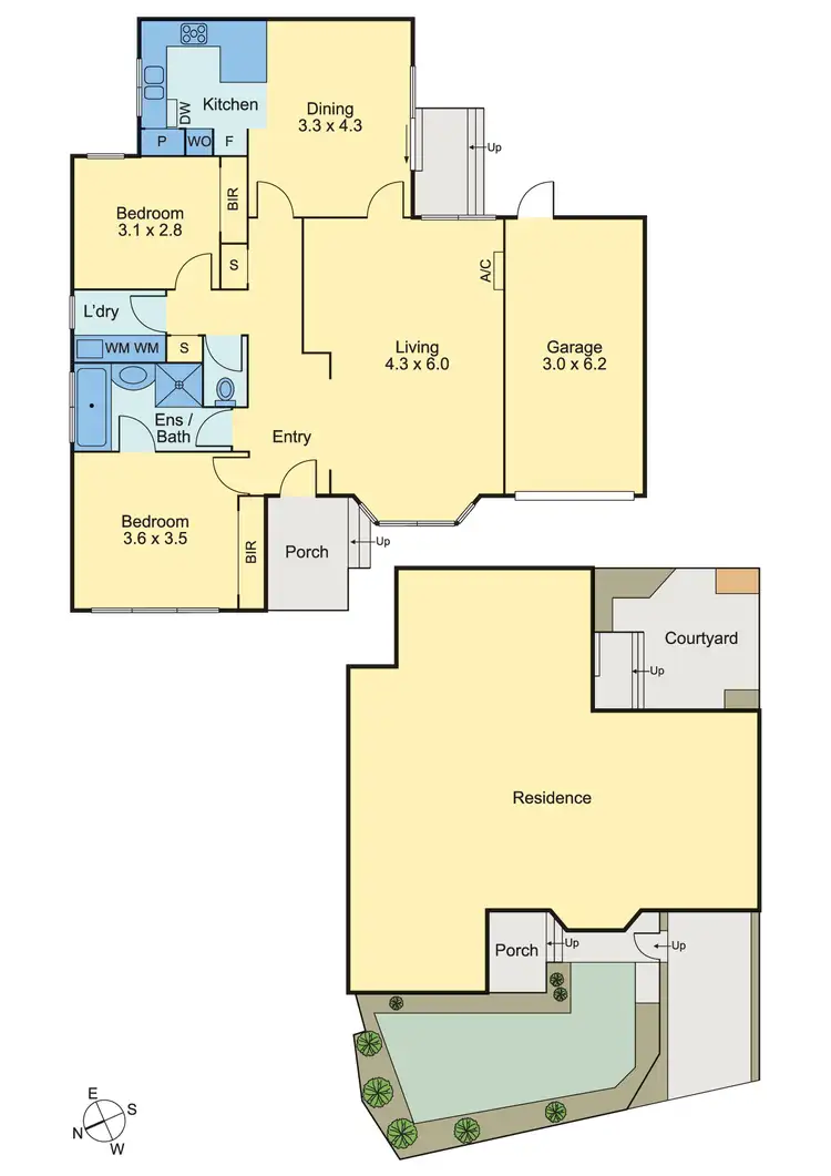 Floorplan of Homely unit listing, 2/166-168 Poath Road, Hughesdale VIC 3166