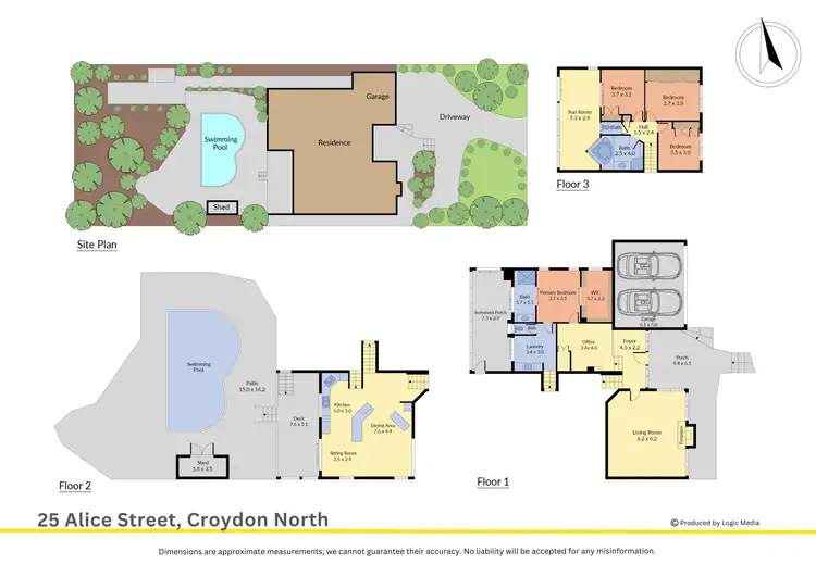 Floorplan of Homely house listing, 25 Alice Street, Croydon North VIC 3136