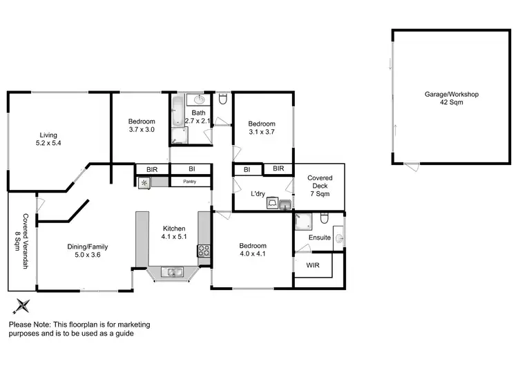 Floorplan of Homely house listing, 5 Trillick Court, Sorell TAS 7172