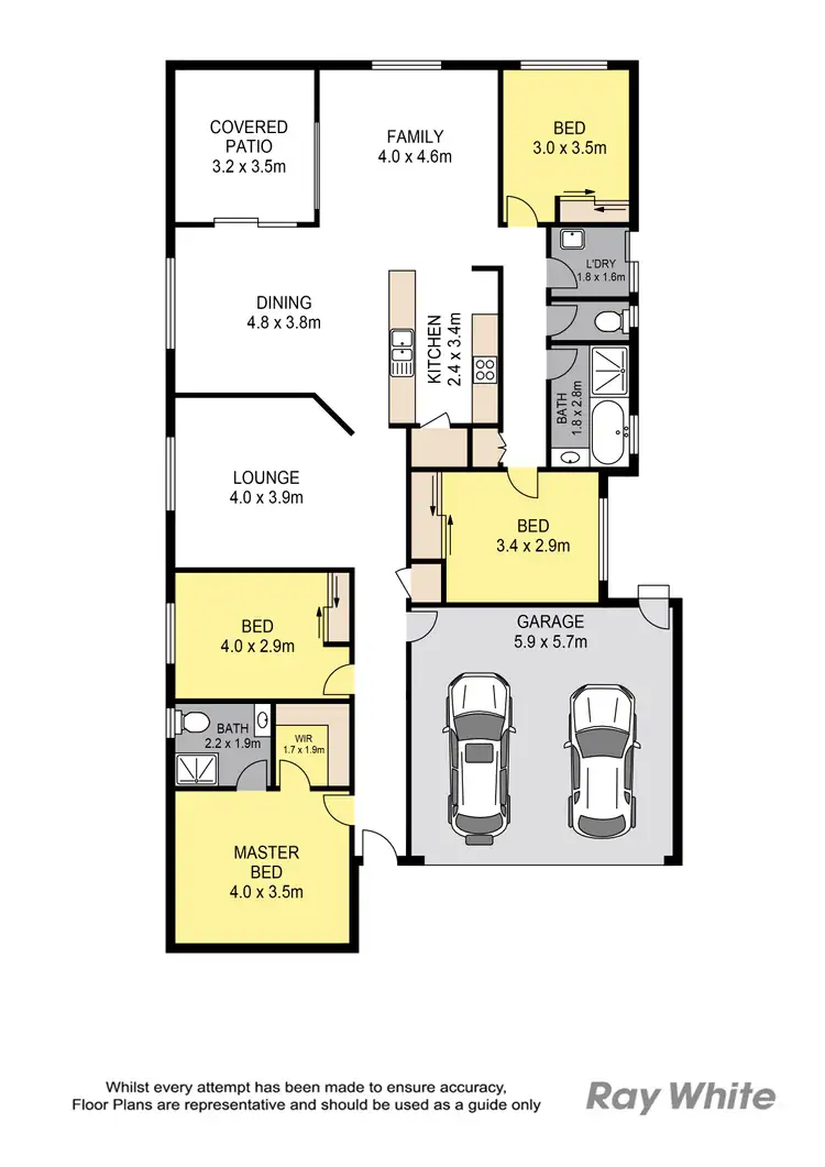 Floorplan of Homely house listing, 4 Whitlock Drive, Rothwell QLD 4022