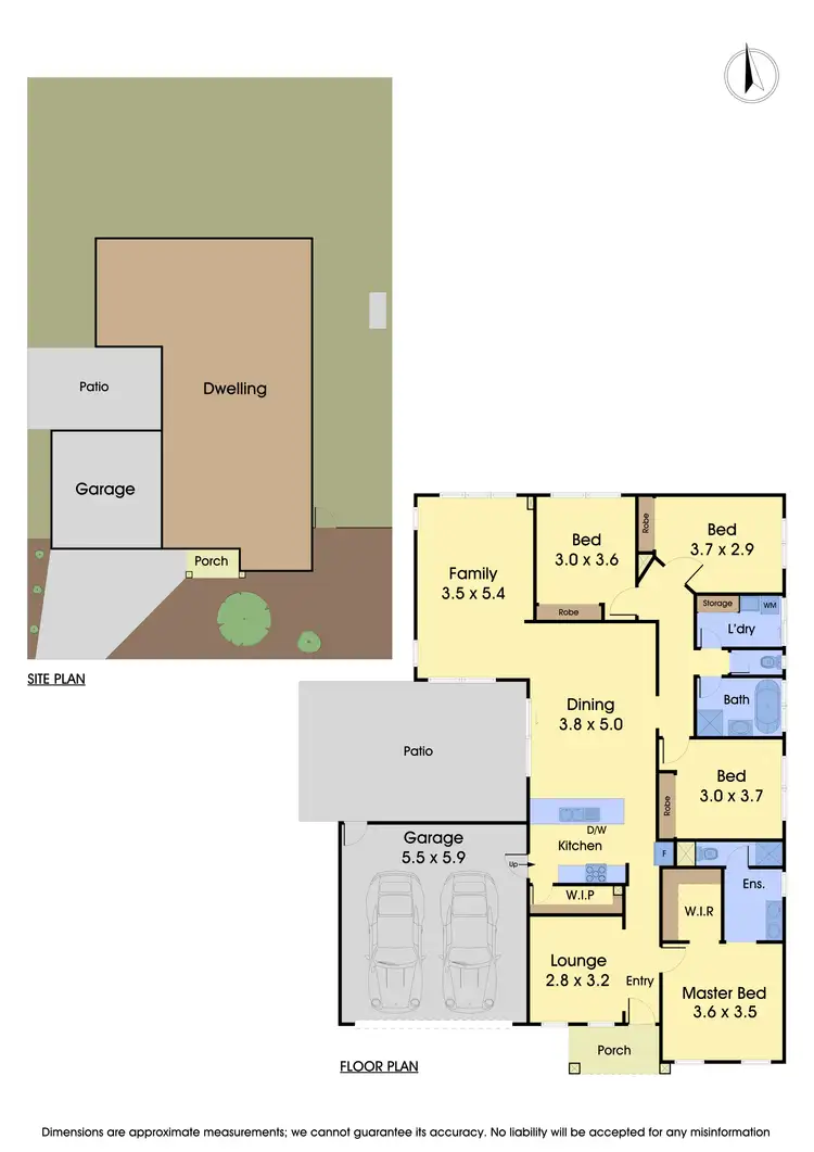 Floorplan of Homely house listing, 14 Raimo Place, Doreen VIC 3754