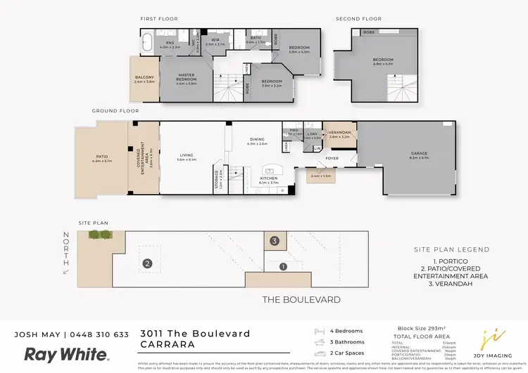 Floorplan of Homely house listing, 3011 The Boulevard, Carrara QLD 4211