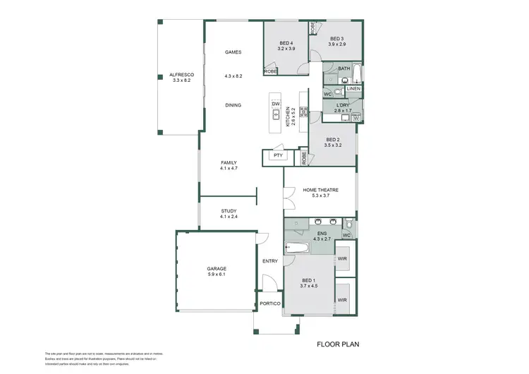 Floorplan of Homely house listing, 16 Basalt Road, Harrisdale WA 6112