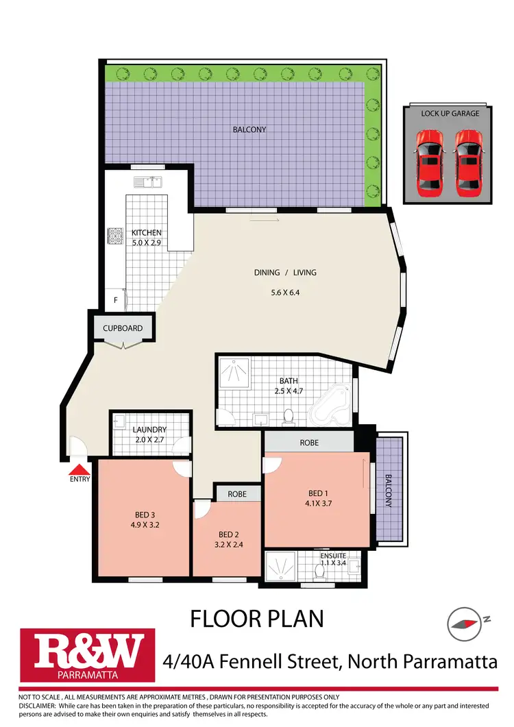 Floorplan of Homely unit listing, 4/40a Fennell Street, North Parramatta NSW 2151