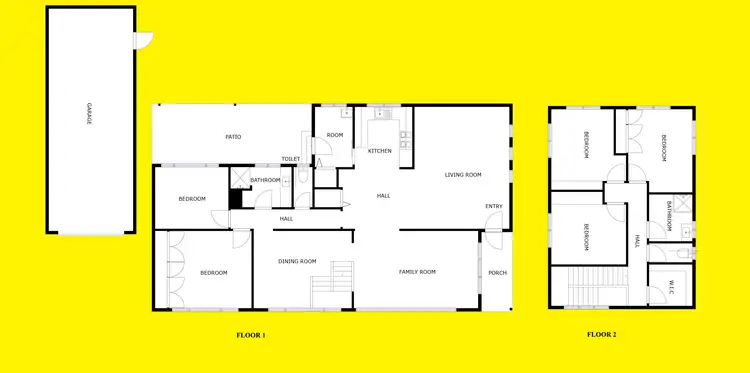 Floorplan of Homely house listing, 6 Dr Abramowski Court, Mildura VIC 3500