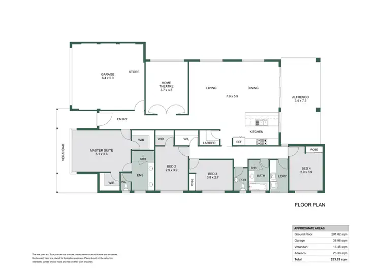 Floorplan of Homely house listing, 8 Cubana Parkway, Madora Bay WA 6210