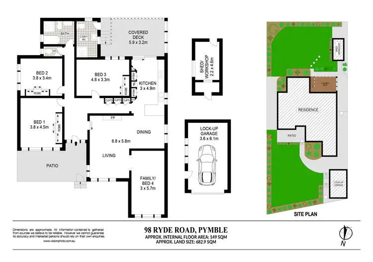 Floorplan of Homely house listing, 98 Ryde Road, Pymble NSW 2073