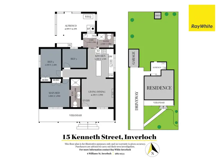 Floorplan of Homely house listing, 15 Kenneth Street, Inverloch VIC 3996